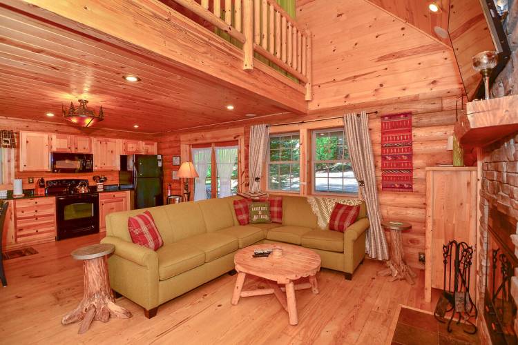 Whitewater Lodge Living Area Living Area at Whitewater Lodge Deep Creek Lake