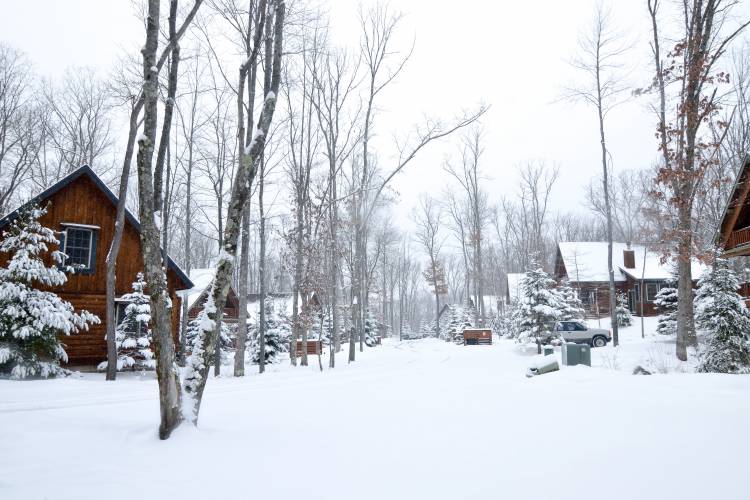 Snow at Deep Creek Lake