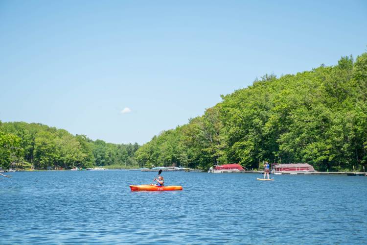 Kayaking on Deep Creek Lake