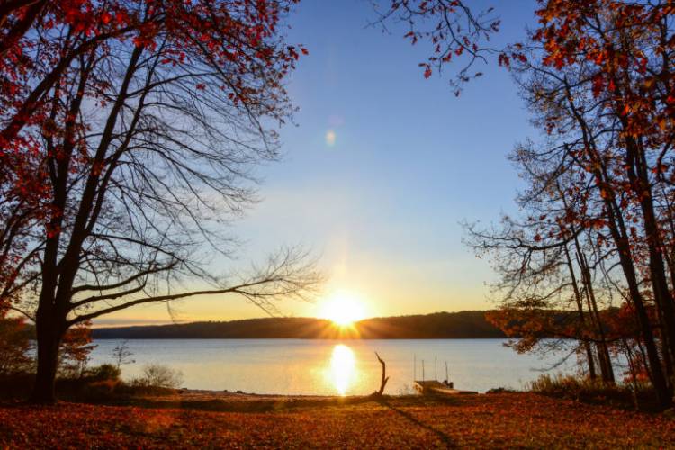 Sunrise at Deep Creek Lake