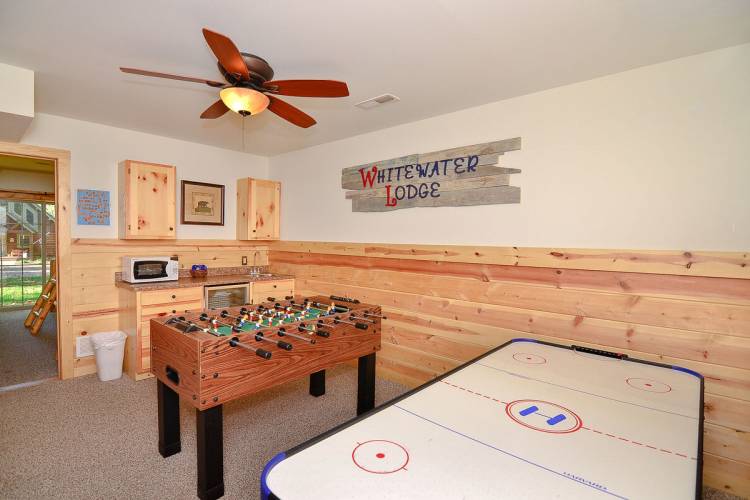 Game Room at Whitewater Lodge Deep Creek Lake