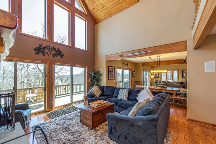 Big Sky Living Room Living Area at Big Sky at Deep Creek Lake