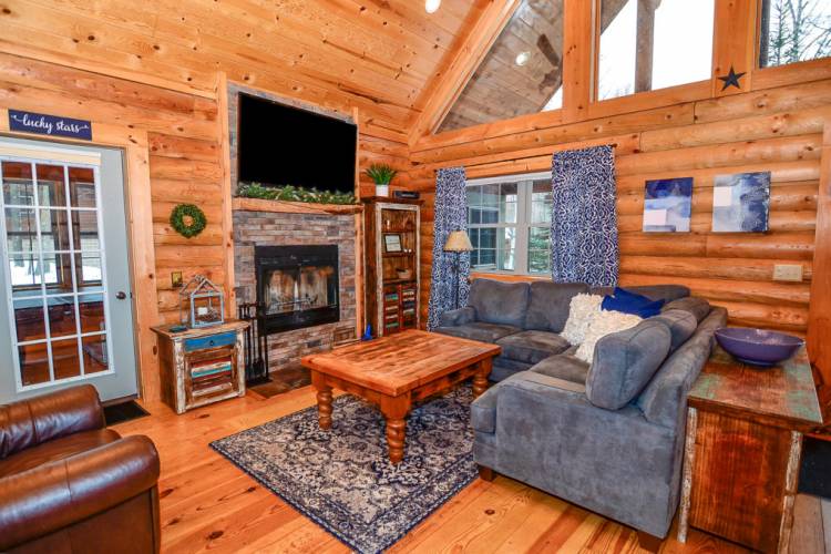 Lucky Stars Living Room Living Room at Lucky Stars Deep Creek Lake