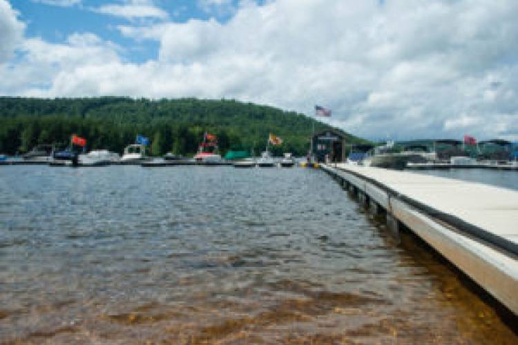 Docks at the Suites at Silver Tree Deep Creek Lake