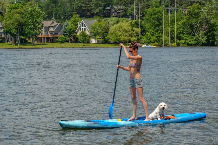 Paddleboarding on Deep Creek Lake