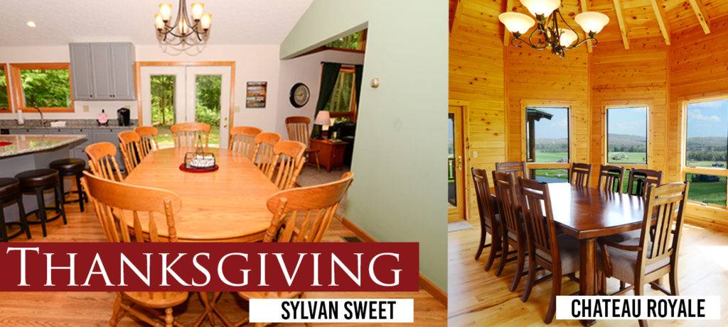 Deep Creek Vacation Homes for Thanksgiving Deep Creek Vacation Homes Dining Area