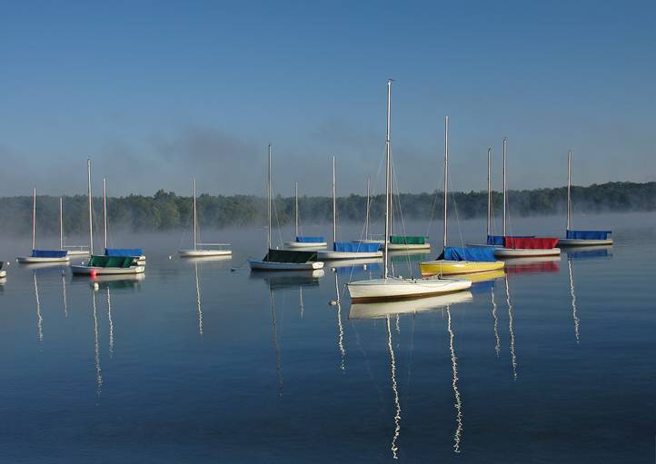 Yacht Club on Deep Creek Lake Sail Boats on Deep Creek Lake
