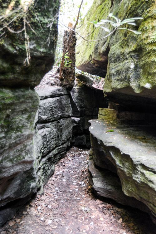 Rock Formation at Rock Maze Trail Rock Formation at Rock Maze Deep Creek Lake MD