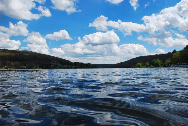 Summer Deep Creek Lake