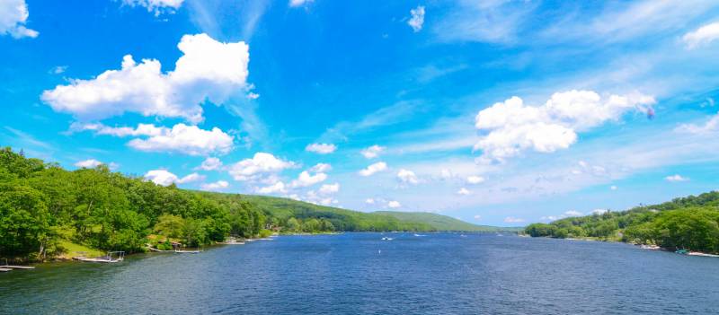 Summer Deep Creek Lake