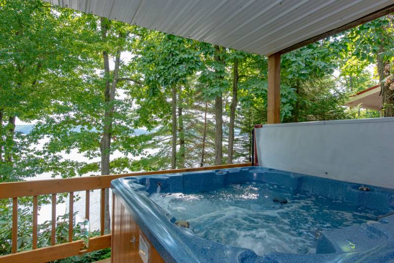 AAH Chalet Hot Tub Hot Tub at AAH Chalet at Deep Creek Lake