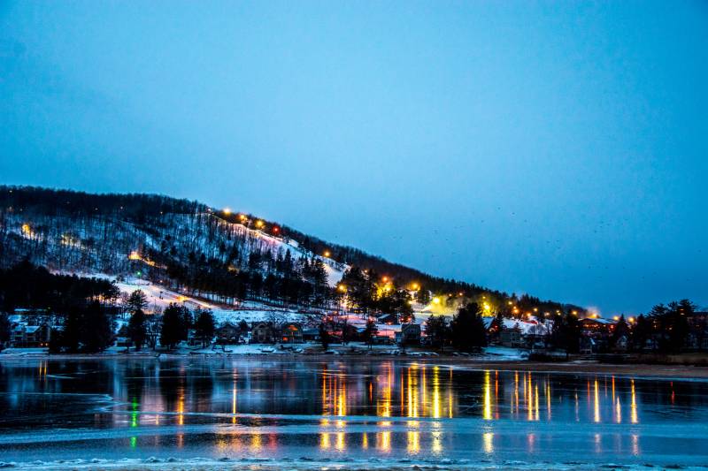 Night View of Wisp Resort Deep Creek Lake