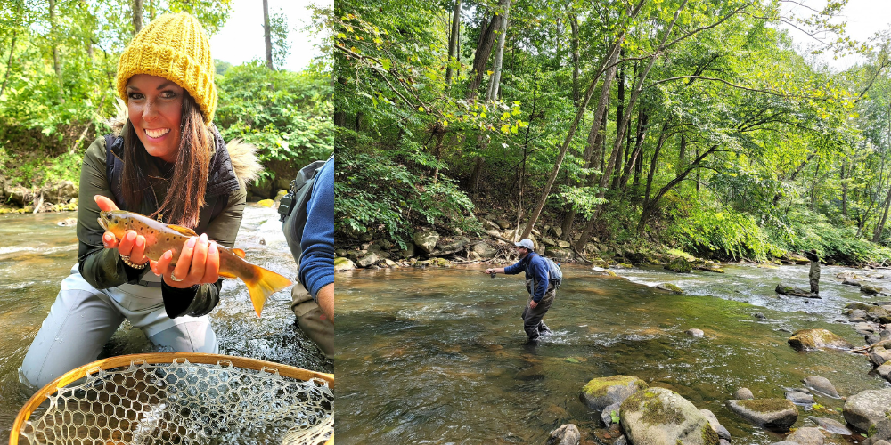 Fly Fishing Deep Creek Garrett County MD